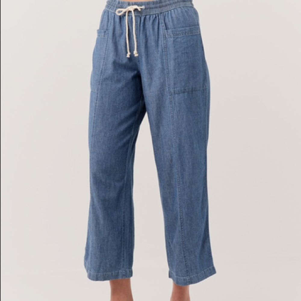 Pact Denim Chambray Sailor Pant